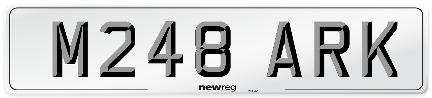 M248 ARK Number Plate from New Reg